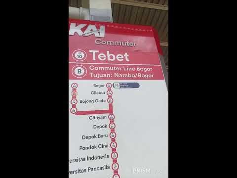 IRL Tutorial naik Commuter Line KRL dari Stasiun Kota - Tebet
