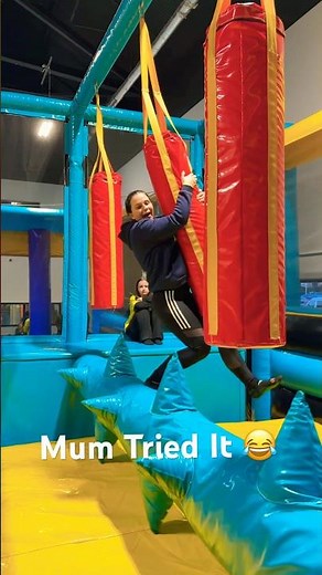 Mum Tried the Obstacle Course 😂 This Was Harder Than It Looks!