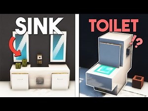 +5 Easy Bathroom Build in Minecraft [Tutorials]