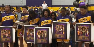 LSUA Men’s and Women’s Basketball win on Senior Day