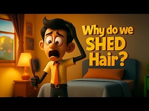 Why does our Hair Fall? | #aumsum #kids #education #science