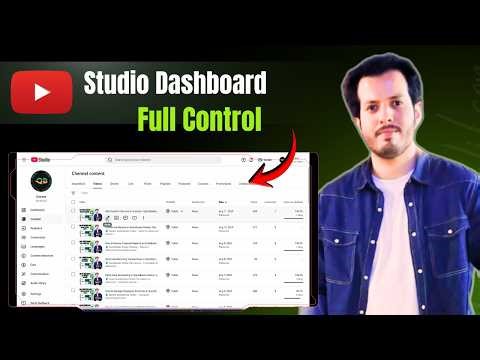 How To Access and Manage Content on YouTube Studio Dashboard Easily | Full Guide