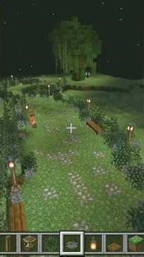 Custom Willow Trees feel magical :Minecraft 😌✨ #minecraft #minecraftbeauty #minecraftkids