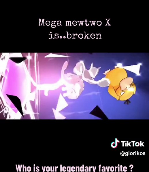 Mega mewtwo X solo 🫣Other@Glorikos⛅️ #pokemon #psyduck #anime #animeedit #mew #mewtwo #megaevolution
