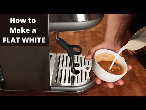 How to Make a Flat White at Home.
