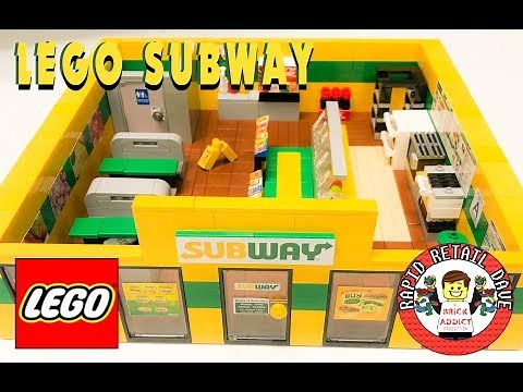 The LEGO SUBWAY RESTAURANT by BRICK ADDICT!