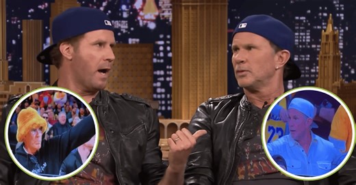 Will Ferrell And Chad Smith Have Another ‘Seeing Double’ Moment At The Lakers Game