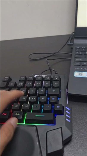 new one hand keyboard unboxing and genuine review 🎮#keyboard #gaming