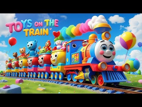 Toy Train Adventure | Learning with Toys on the Train | Fun Kids Video