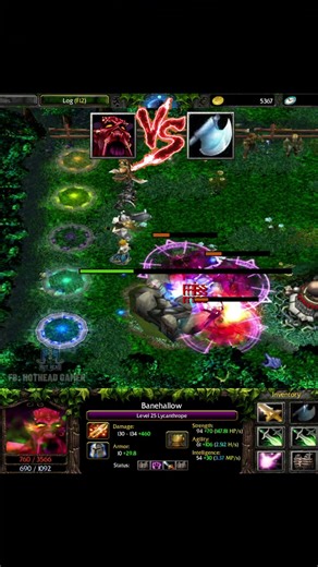 DOTA Lycanthrope vs Fountain #dota #dota2