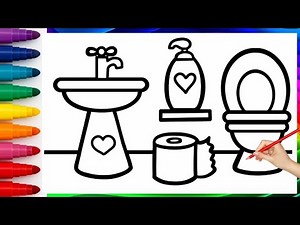 How to Draw and Color a Toilet – Fun & Simple Drawing for Beginners