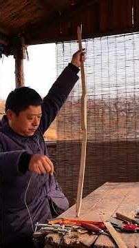 Recreating an Ancient Hunting Bow by Hand | Traditional Craftsmanship That Still Amazes Today