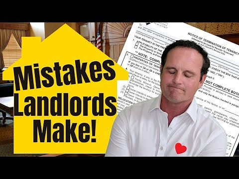 7+ MISTAKES Landlords make! 60 Day Notice to Terminate - Guide for renters and landlords