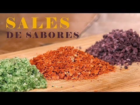 How to make 3 FLAVORIZED SALTS: Wine, paprika, and basil