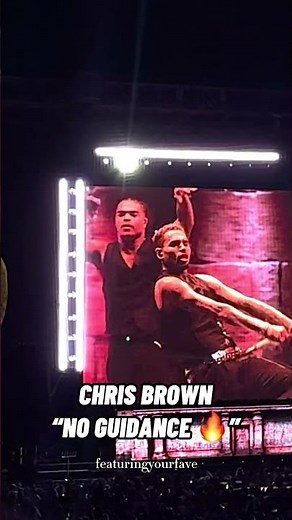 CHRIS BROWN SINGS NO GUIDANCE!