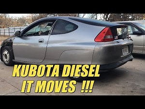 S3 E41. Kubota Diesel Honda Insight moves for the first time.