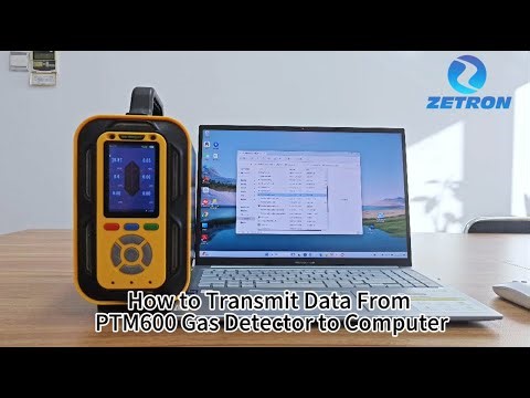 How to use PTM600 Gas Detector software