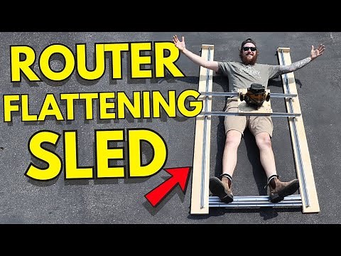 This Jig Eats Warped Slabs for Breakfast (DIY Router Flattening Jig)