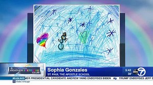 Winter is in full snow mode, thanks to our ABC 7 Chicago Weather Sketcher of the Day, Sophia, who attends St. Paul the Apostle School | Tracy Butler