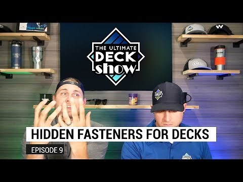 Hidden Fasteners for Decks - The Ultimate Deck Show // 9