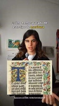 Resumen de la evolución de la escritura #manuscrito #libro #paleografia #curiosidades