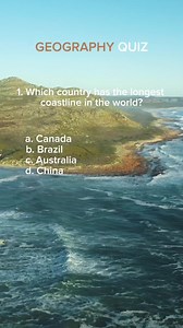 276K views · 3.6K reactions | Geography Quiz | Test your Geography knowledge with this fun quiz! #geography #education #school #LearningIsFun #quizbee #quizzes #quiz #QuizTime #fyp #reels #fbreels #reelsfb | Quiz Buddy | Facebook