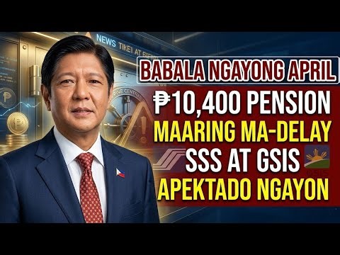 BABALA NGAYONG APRIL! Maaaring Ma-delay ang ₱10,400 Pension ng SSS at GSIS