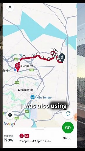 Using the Opal App for Trip Planning while using Public Transport in Sydney
