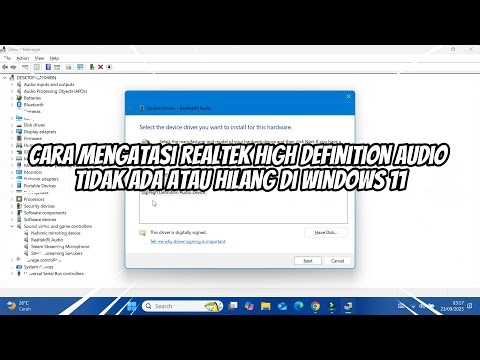 Cara Mengatasi Realtek High Definition Audio Tidak Ada atau Hilang di Windows 11