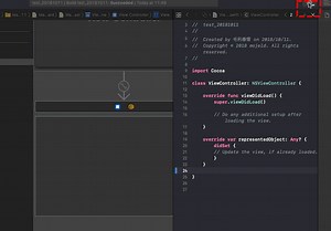 Xcode Version 10.0 Mojave ButtonClickイベント