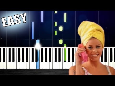 Aqua - Barbie Girl - EASY Piano Tutorial by PlutaX