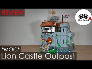 Außenposten für die Löwenritter! - Lego® MOC [Review] - "Lion Castle Outpost" (2022)