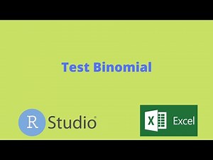 Test binomial | R | Excel