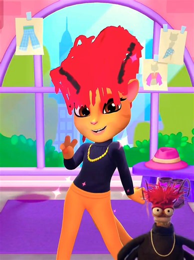 SEGA BUT MY TALKING ANGELA 2 cosplay #mytalkingangela2 #funny #talkingtom #meme #viral