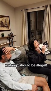 2.4M views · 30K reactions | Makeup should be illegal! #couplegoals #couple #over50 #family #married #makeup | Shannon Luther-Hanna | Facebook