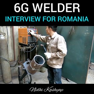 Interview for 6G Welder Job in Europe Country #welderinterview #6gwelder #3gwelder | Nidhi Kashyap