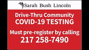 7K views · 49 reactions | Our COVID -19 drive thru testing site opens Monday. Here's a video tour of how to get there and the layout of the site. Tests are available to any non-symptomatic person. Pre-registration is required 217 258-7490. | Sarah Bush Lincoln | Facebook