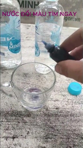 💧 Nhỏ thuốc thử vào là tím ngay! Nước có độ cứng cao