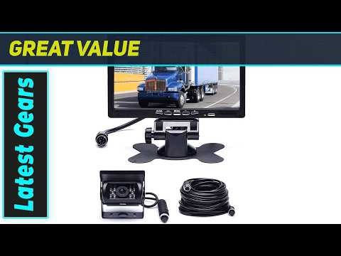 Hikity 7" Backup Camera: The Best Vision for RVs, Buses & Trucks