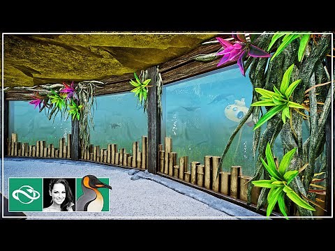 I Built a HIGHLY DETAILED Asian Small-Clawed Otter habitat with underwater viewing in Planet Zoo