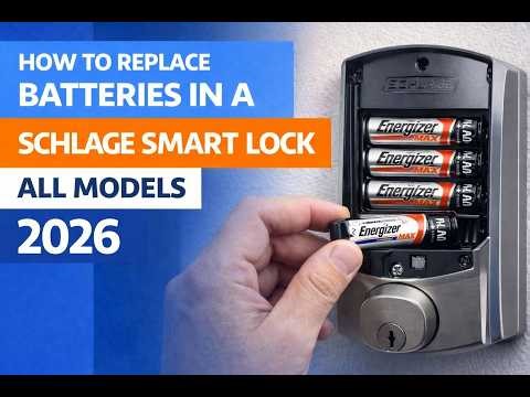 How to Replace Batteries in a Schlage Smart Lock — All Models (2026)