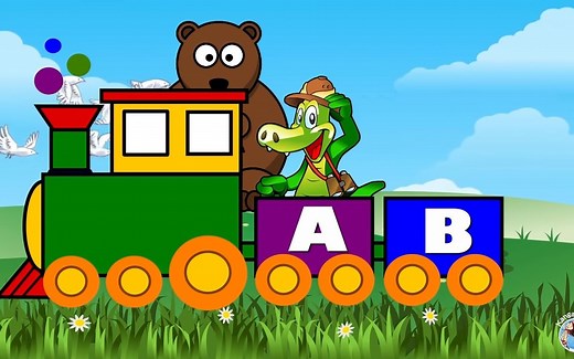 【英文字母 ABC】Animal Alphabet A to Z _ 动物字母火车