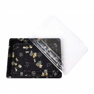 [Hot Item] Disposable Plastic Pet Sushi Container with Lid