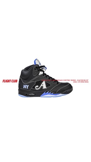 Get your Awake NY x Air Jordan 5 Retro 'Boro - Racer Blue' before they're gone. | Flight Club | Facebook