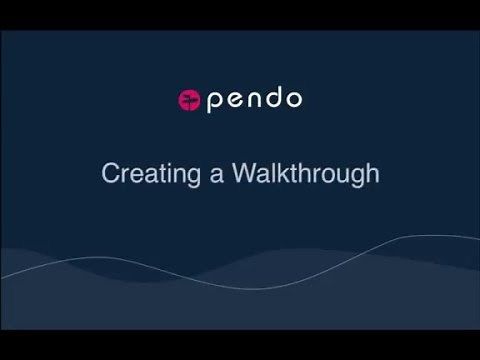 Creating a Walkthrough