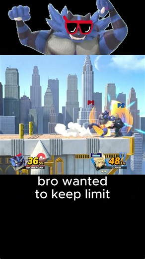 cloud vs. limit #smashbros #ssbu