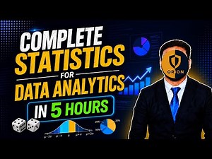 Complete Statistics for Data Analytics Course.