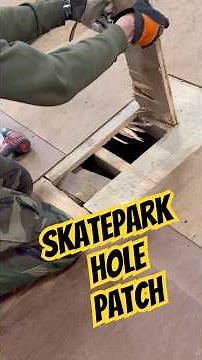 Fixing holes in my skatepark, yet again | Breaking Free Skatepark