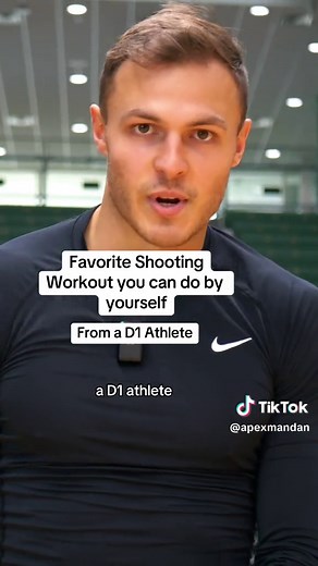 My favorite shooting workout you can do BY YOURSELF. No rebounder or shooting machine required. S/O @Josh for videoing Heres the workout laid out: 25 form shots 10 mikens each side 30 floaters 12/15 spinouts each side 12/15 spinouts w dribble move 16/20 spinout 3’s on each side 1 minute continuous 3’s 5 free throws between each drill Challenging anyone to beat my score in the last drill!! #basketballtraining #basketballworkout #collegebasketball