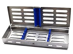 MEDSPO PROFESSIONAL Dental Instruments Osteotome Periotome Luxating Elevator Implant | Orthodontic PDL Teeth | Surgical Root Extraction Spreading (Dental Cassette 5 Instruments)